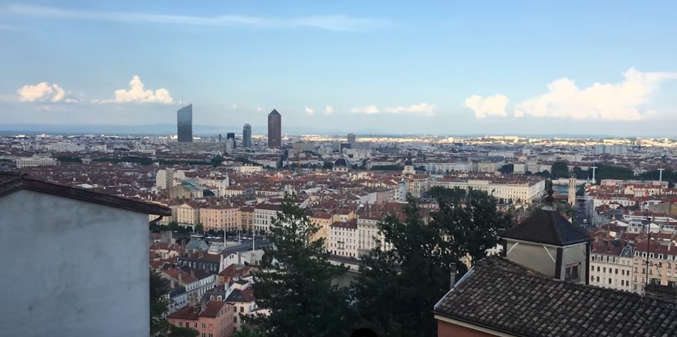 ville de Lyon dans le sud est