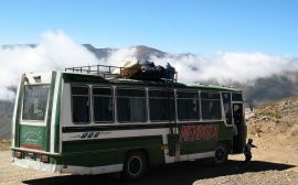 Bus lors de mon séjour en Argentine